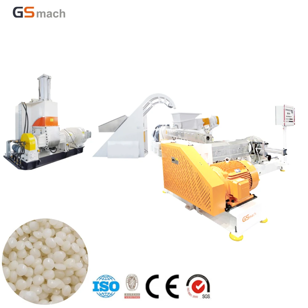 Automatic Caco3 Talc Tio2 Carbon Black Filler Masterbatch Making Machine Filler Masterbatch Extruder