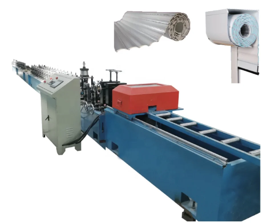 
High speed Rolling door slat forming machine Polyuthane roller shutter roll PU foamed 