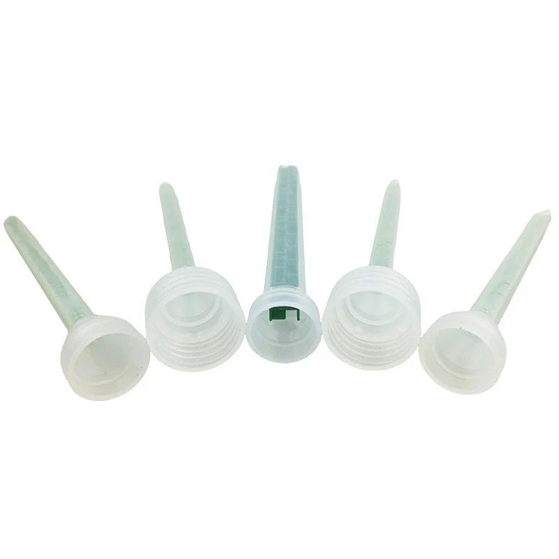 Square shape Round mouth thread mouth mixing tube Disposable mixing nozzle