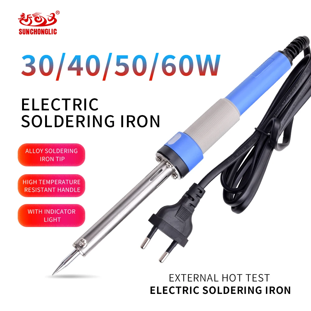 OEM custom external heat lead-free solder kit 30W temperature controlled electric soldering iron