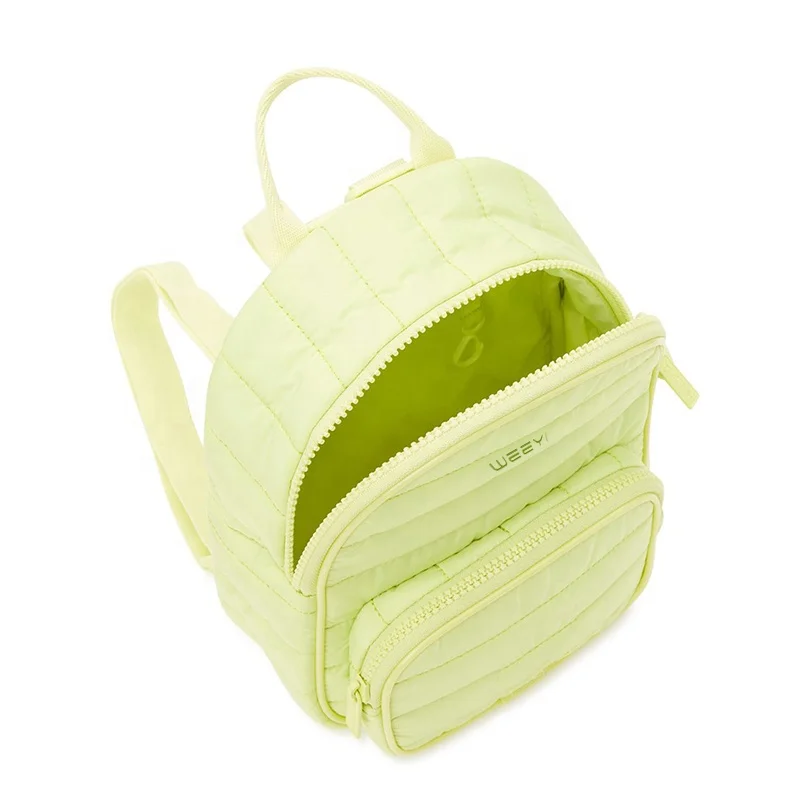 CHANGRONG Custom Fashion Soft Quilted Puffer Bag lightweight womens puffer backpack