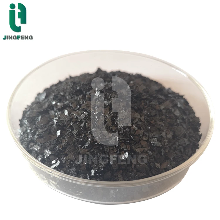 Sodium humate flakes or powder with 40%-70% humic acid as feed additives