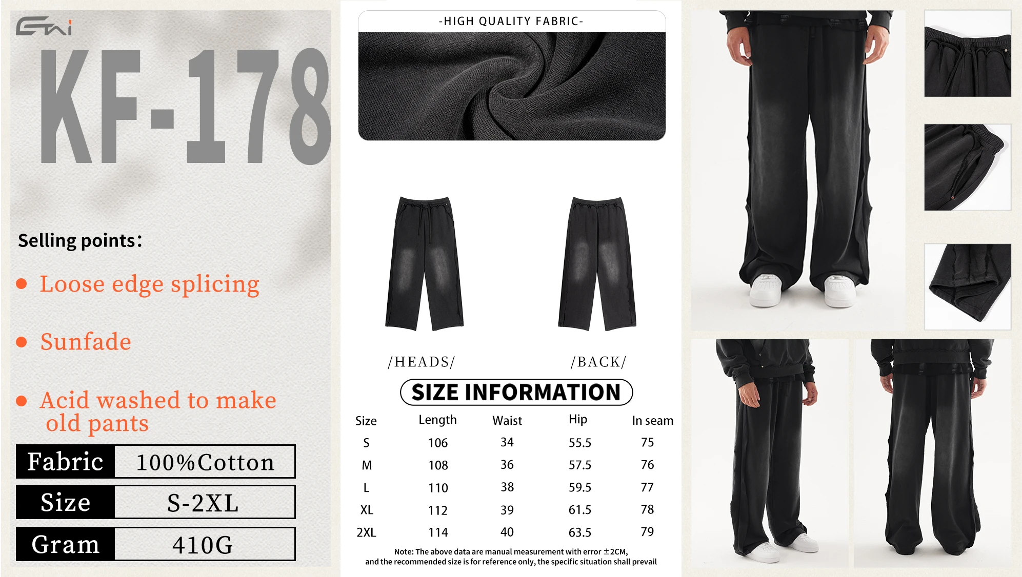 Custom Pant Baggy Casual Flare Sweat Cargo Pants Men Vintage Oversized High Quality Brand Manufacturer Jeans For Mens