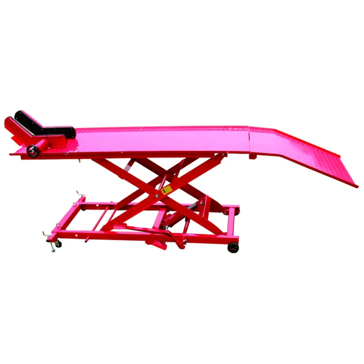 Hot Sale 1000Lbs Scissor Pneumatic Motorcycle Lift Table With Ce Hydraulic Motorcycle Lift