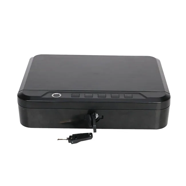 Wholesale Portable Travel Cabinet Quick Open Through Fingerprint Access Safe Box Small Safe Case