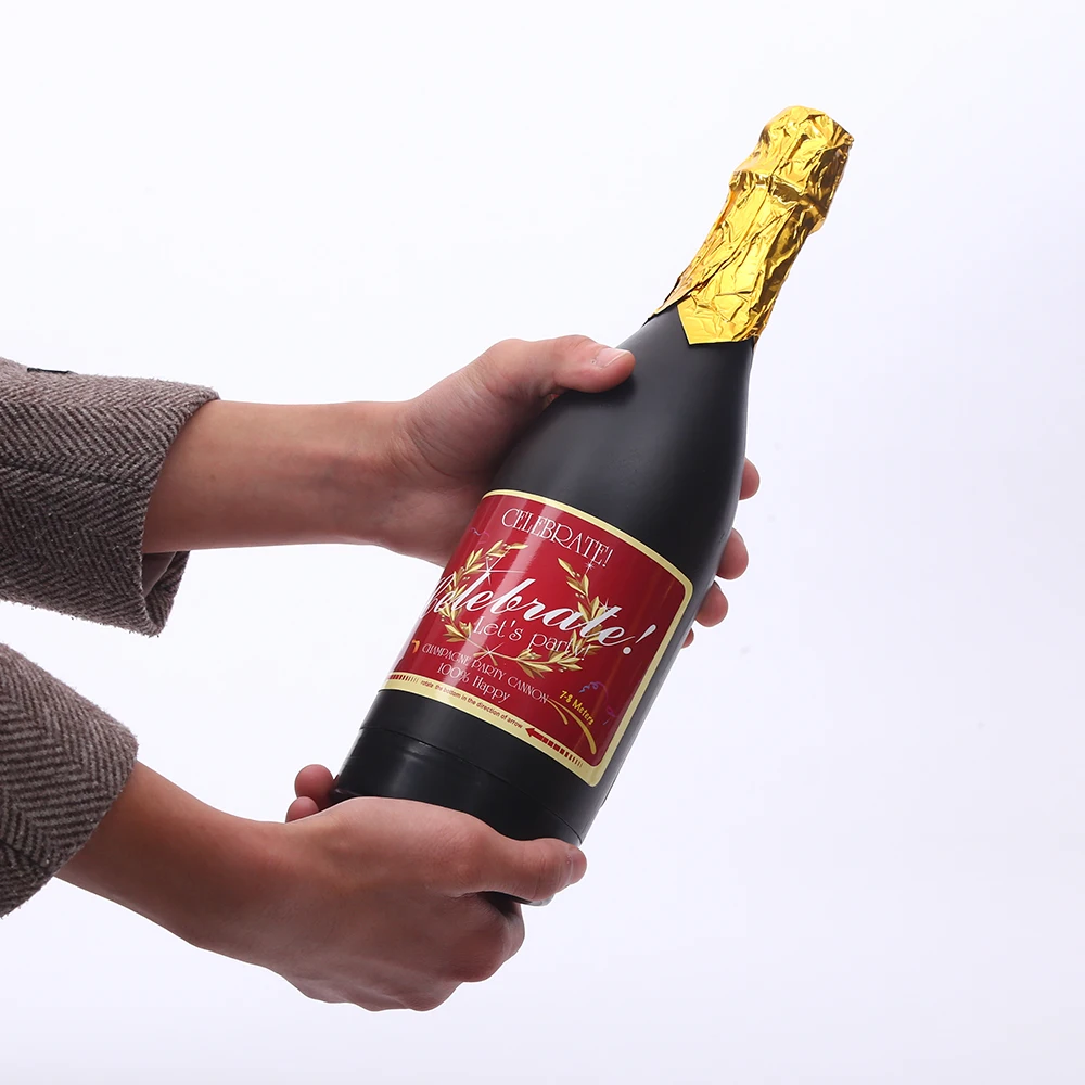 mini champagne bottle party popper