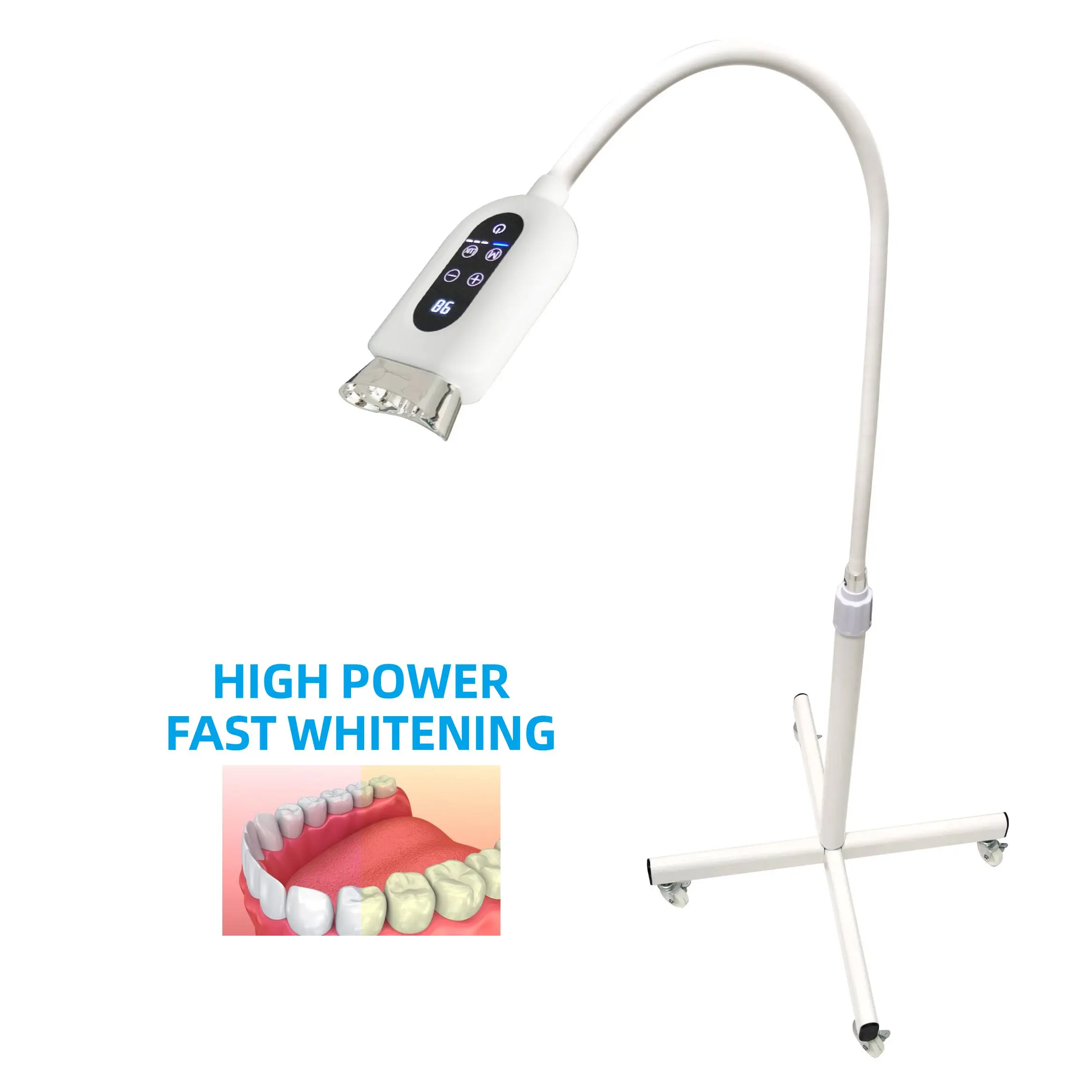 Professional Powerful Led Dental Teeth Zoom Whitening Lamp Touch Control Teeth Whitening Machine For Spa