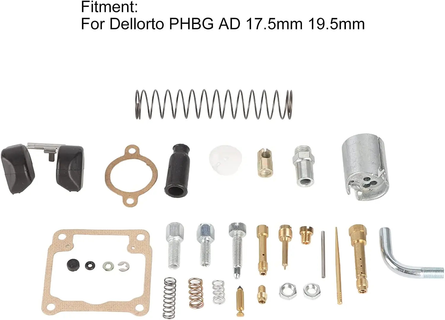 Good Carb Rebuild Set,Motorcycle Carburetor Repair Kit Carb Rebuild Set for Dellorto PHBG AD 17.5mm 19.5mm rebuild