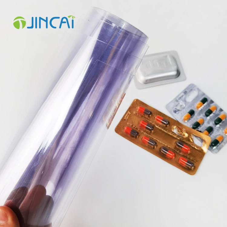 Прозрачная блистерная упаковка ПВХ пленка JINCAI от производителя