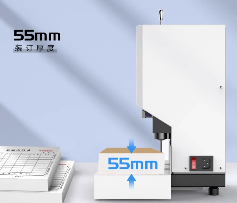 Full Automatic Nylon Tube Book Binding Machine Plastic Tube Binding Machine