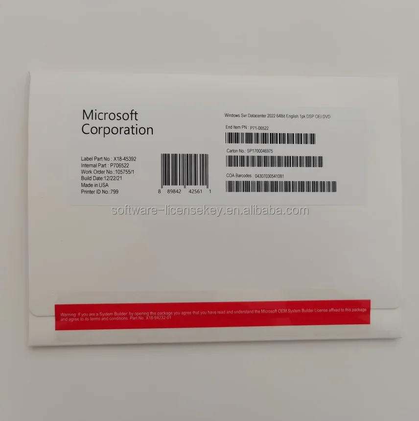 Windows Server 2022 Datacenter  full package English version  Windows Server