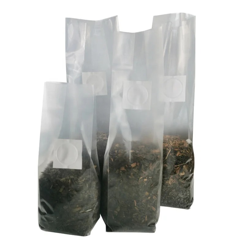Customized autoclave mushroom spawn bag large mushroom grow filter bags