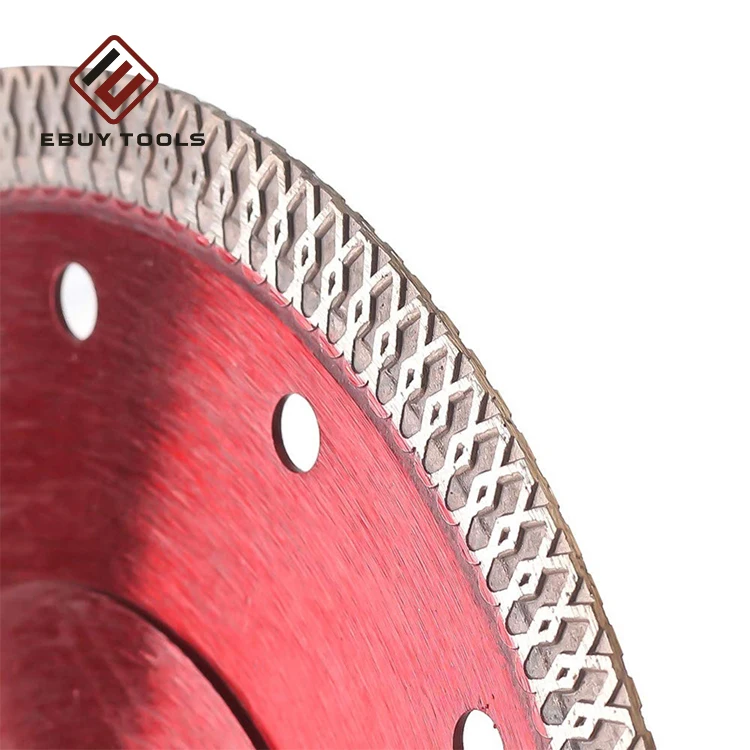4inch 5inch 7inch Diamond Circular Saw Blade Mesh Dry Porcelain Blade Diamond Marble Cutter Blade for Cutting Tile Ceramic