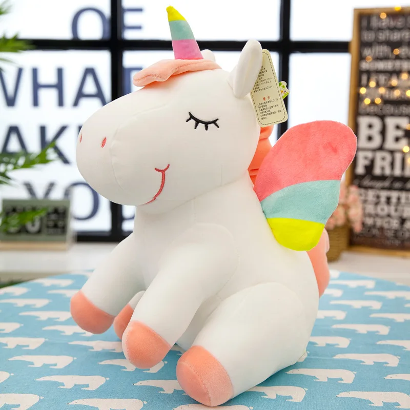 Unicorn cushion for sleeping in office plush toy  custom plush cushion seal toy soft seat cushion