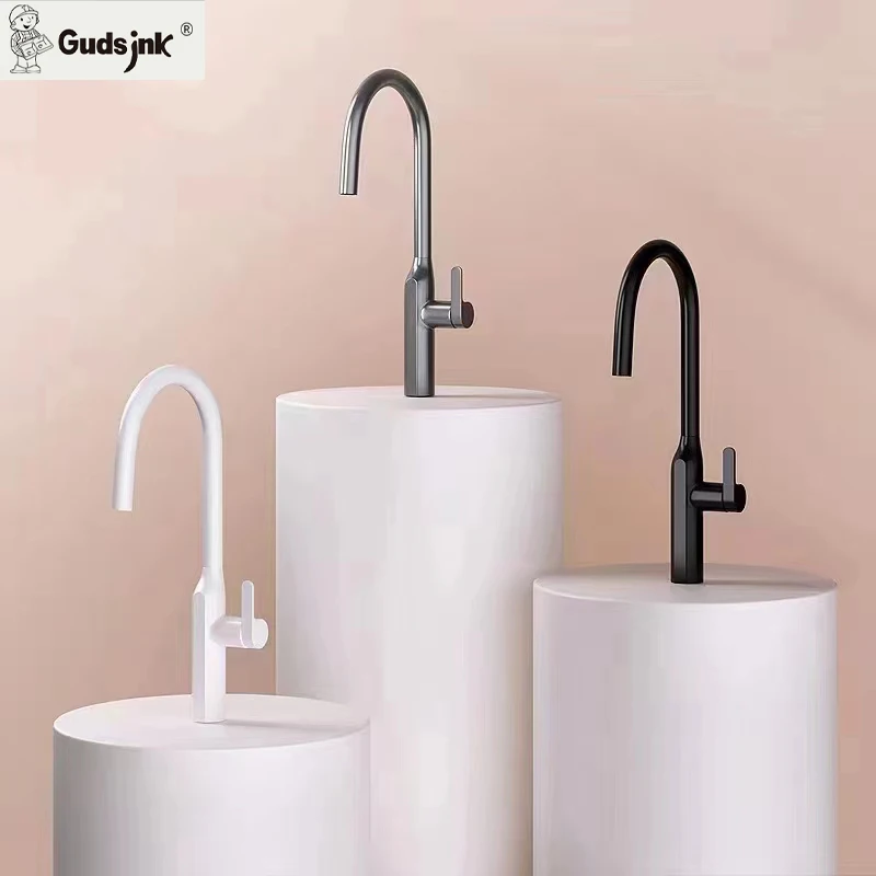 Латунные краны Gudsink OEM смеситель для раковины в ванную комнату горячей и холодной воды с одной ручкой выдвижные смесители