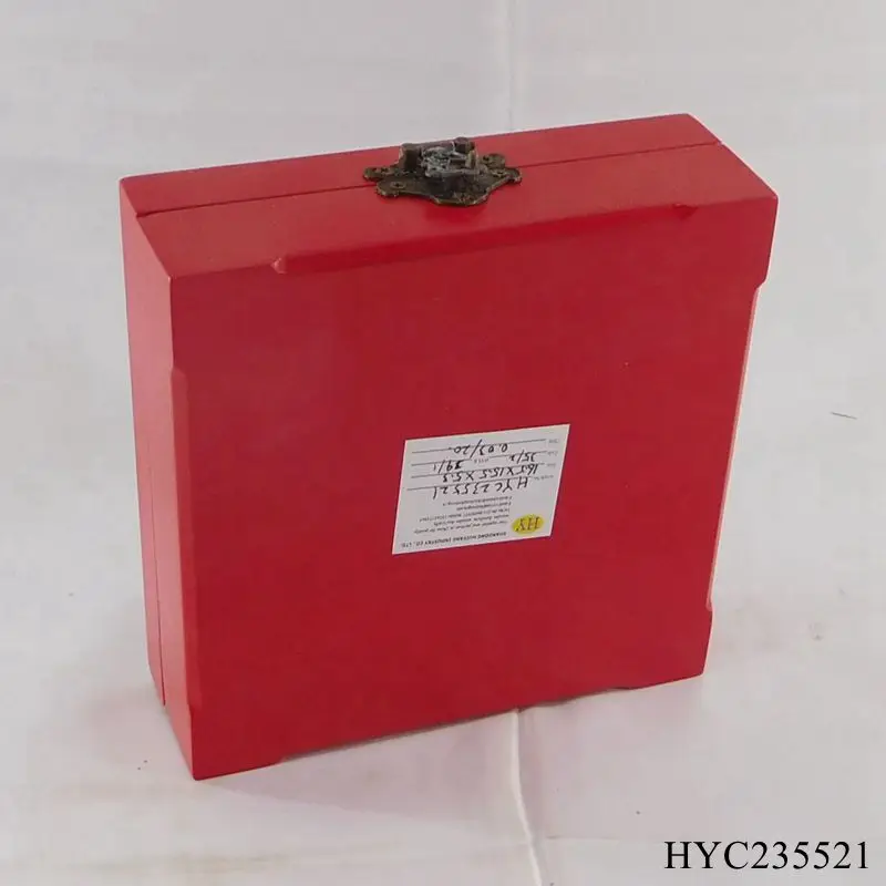 Custom Unfinished wood red painting engraving box wooden engraved gift box with hollow carved pattern lid for gift pack