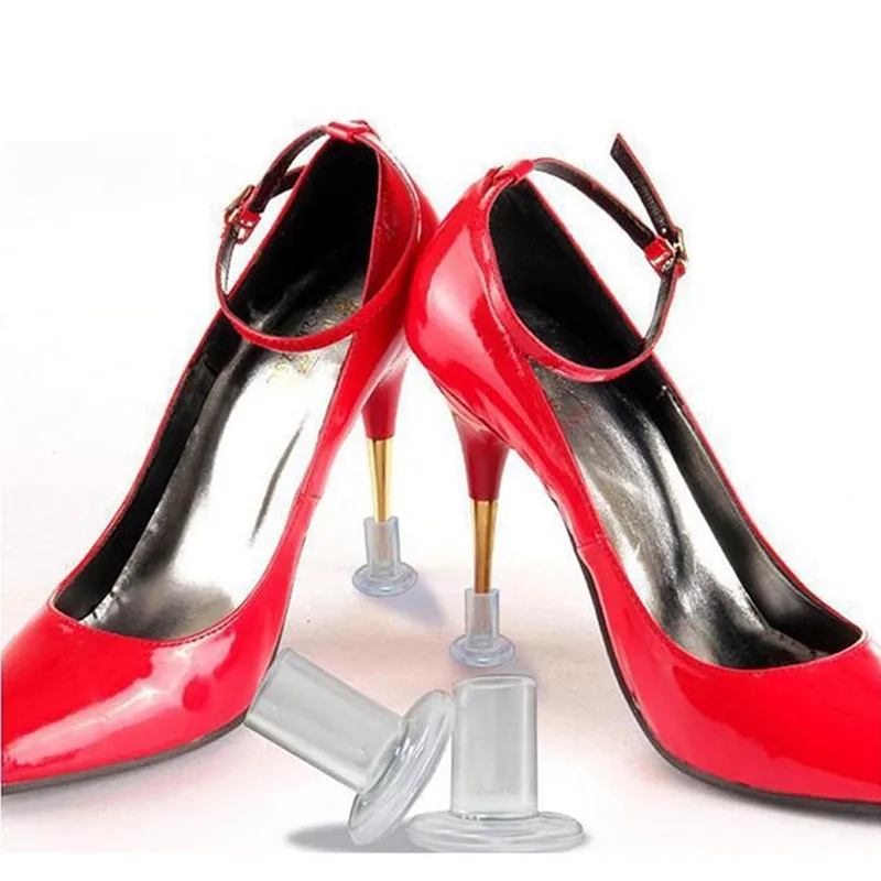 Heel Stoppers Latin Stiletto Dancing Covers Silicone Heel Protectors Antislip High Heeler For Bridal Wedding Shoes Accessories