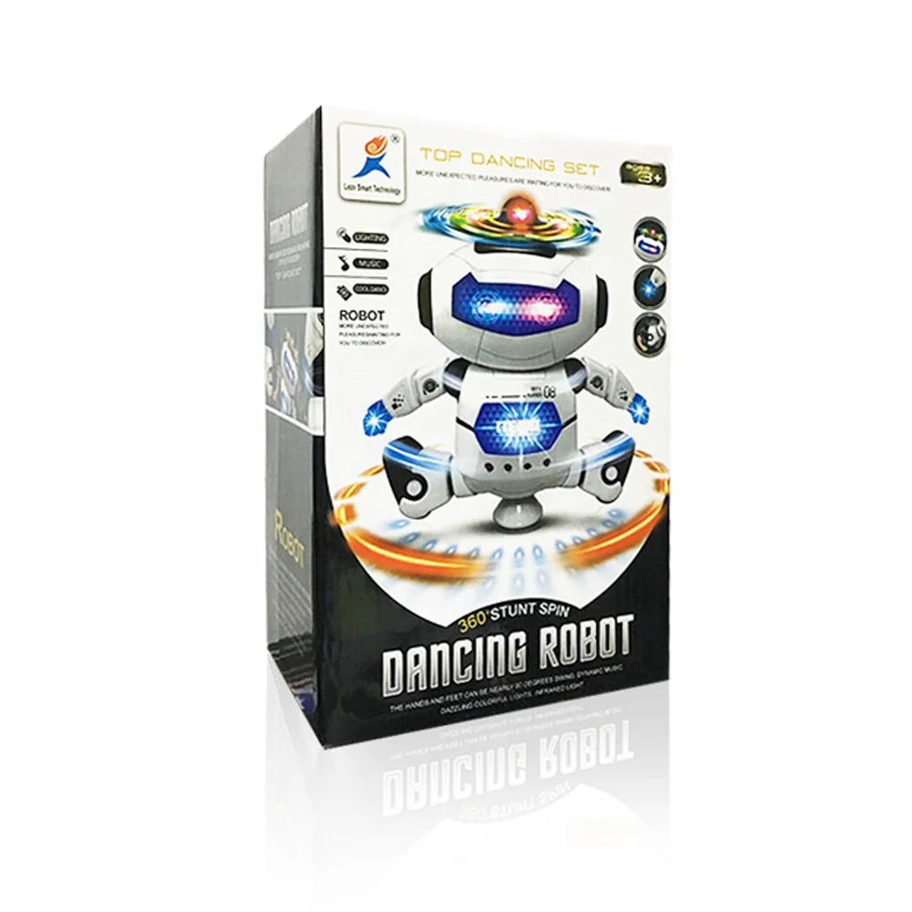 Электронный Робот, ходящий танцующий робот, игрушки с музыкой и светом