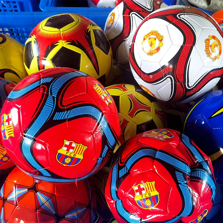 Clearance Wholesale Ballons Footballs Size 5 Soccer Balls 1.6MM Training Thermal Bonded Soccer Balls Footballs
