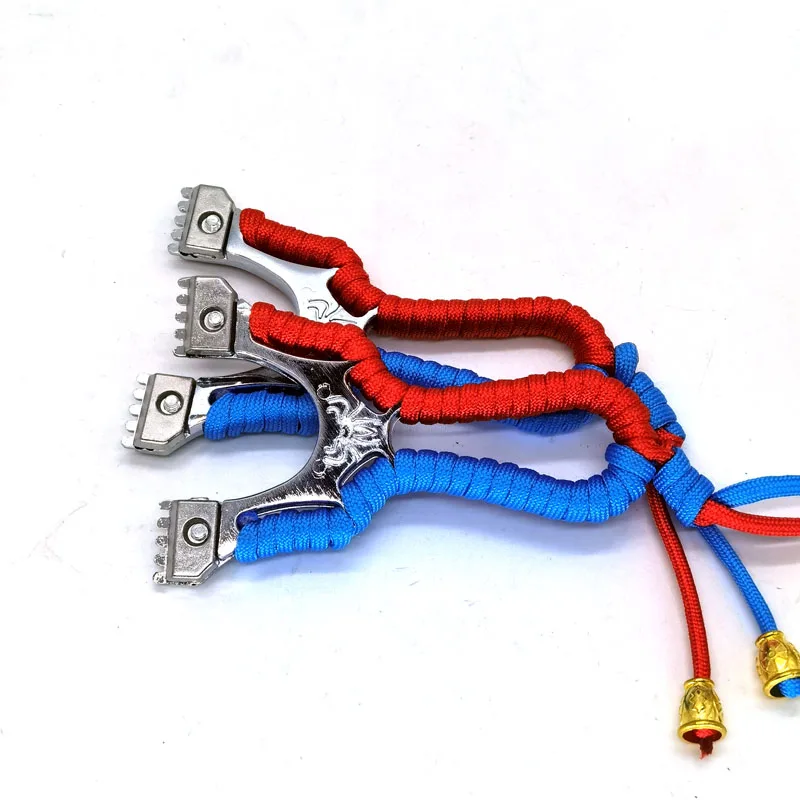 Alloy Double Aiming Slingshot for Outdoor Hunting