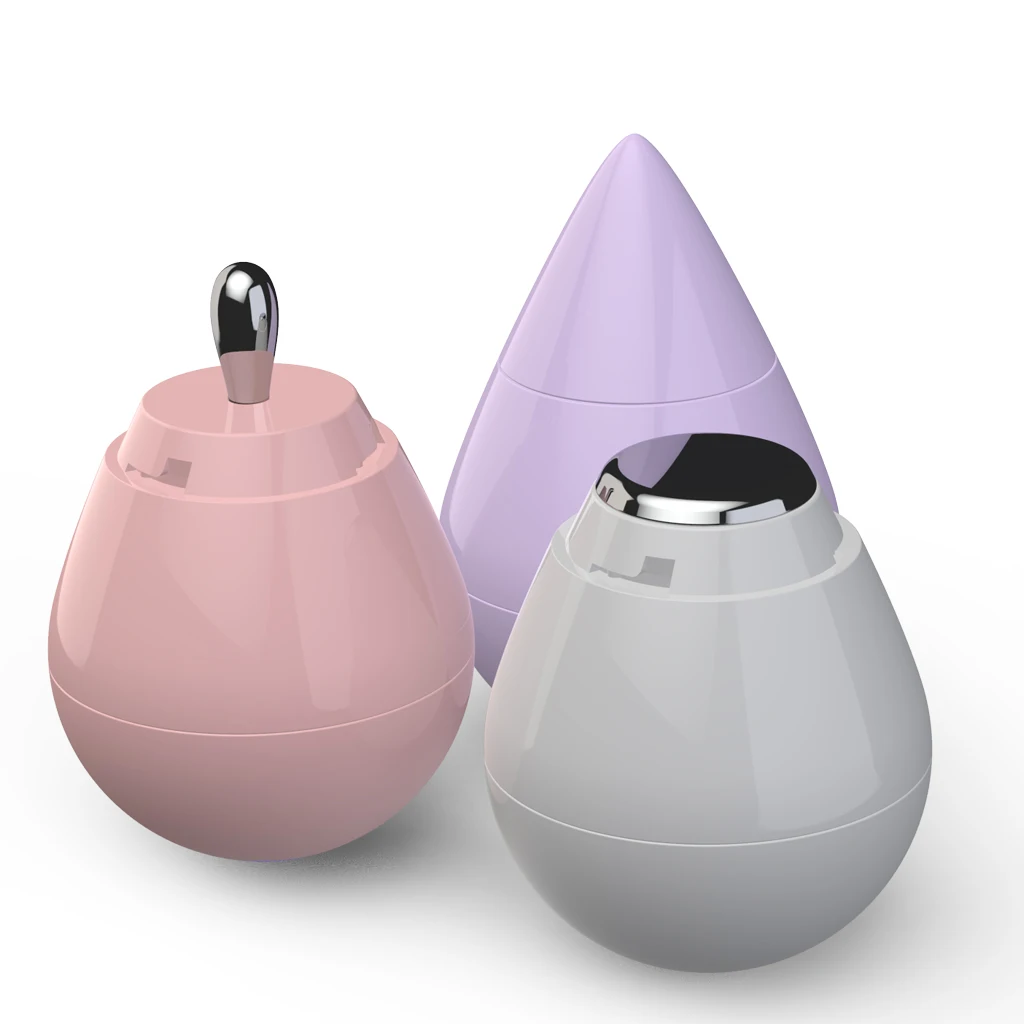 Private label customized logo portable EMS face massage machine microcurrent skin care skin firming device