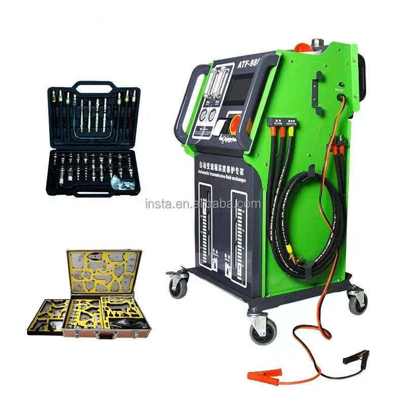 Hot selling ATF-9800 Auto Transmission Fluid Exchanger with printer High quality ATF Changer and cleaner machine