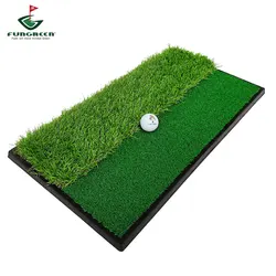 Tri-turf Hitting Mat With Heavy Duty Rubber Base 60*33cm Mini Golf Mat