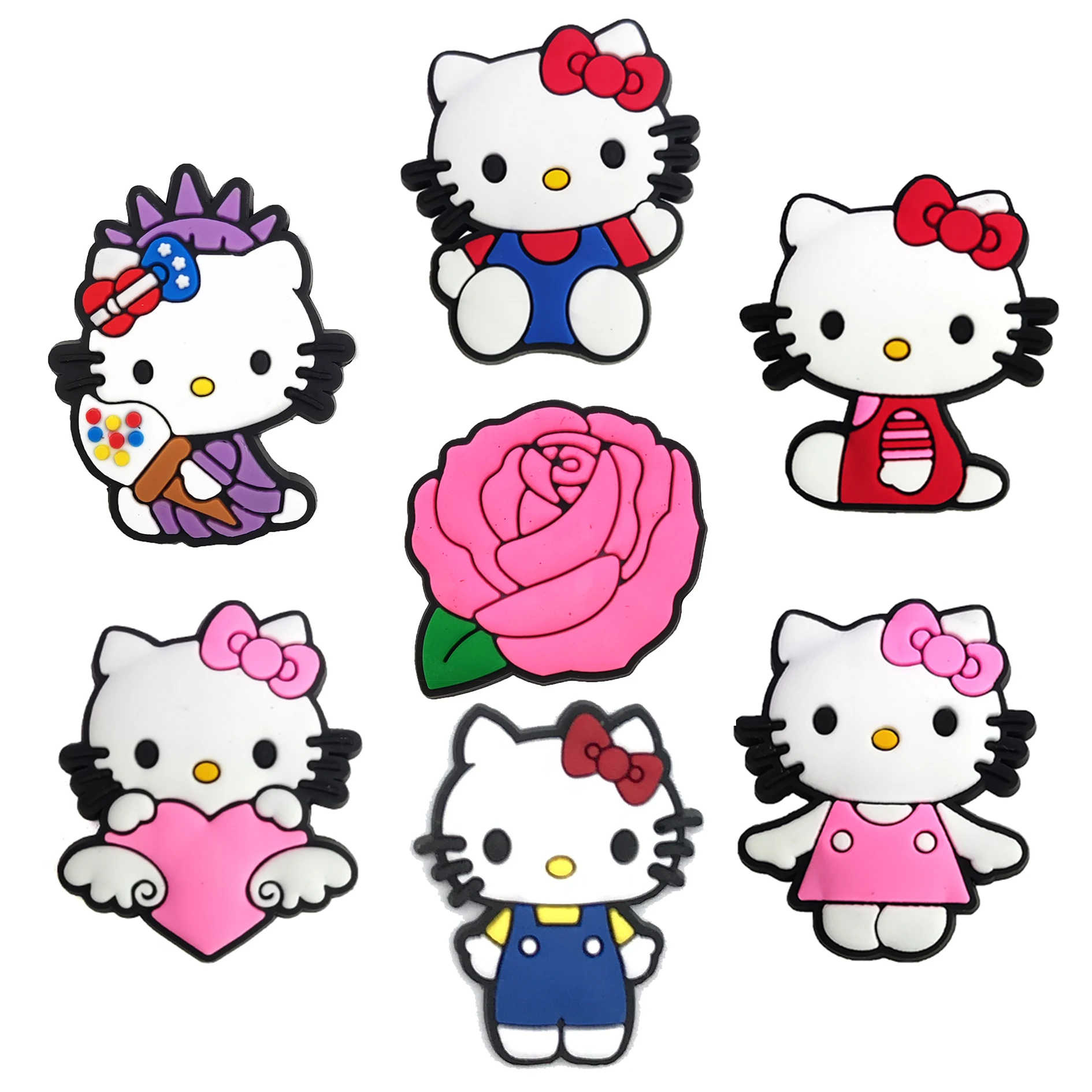 Barbi Shoe Charms Hello Kitty Croc Charms Mickey Mouse Accessories for Shoe Decorations