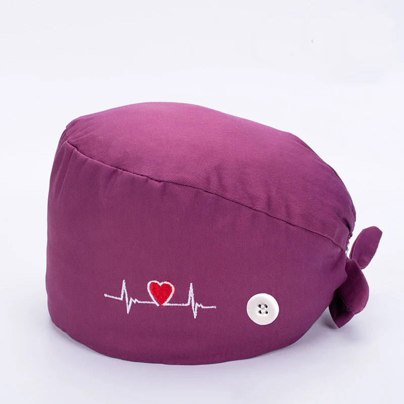 High Quality Cotton Doctor Nurses Hair Headwear Medical Cloth Dental Hygiene Surgical Scrub Cap