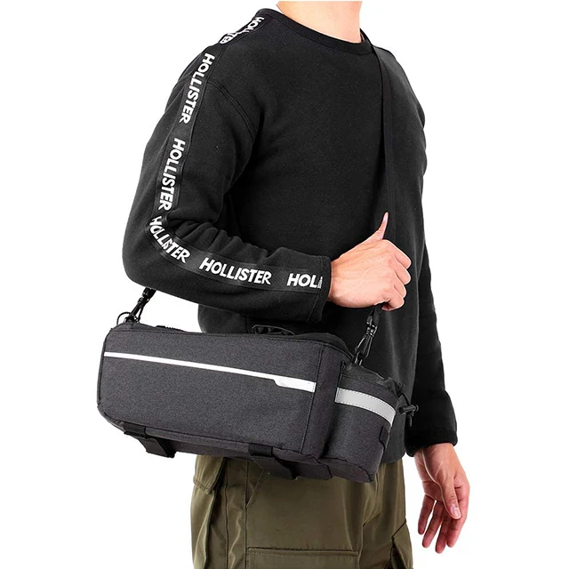 Bicycle Panniers Bike Saddle Bag with Reflective Trim and Waterproof bicycle pannier bag bike travel bag Wholesale price