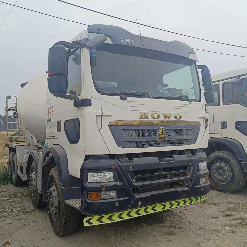 Used high quality concrete mixing tank Howo TX 8*4 8m3 10m3 dump type