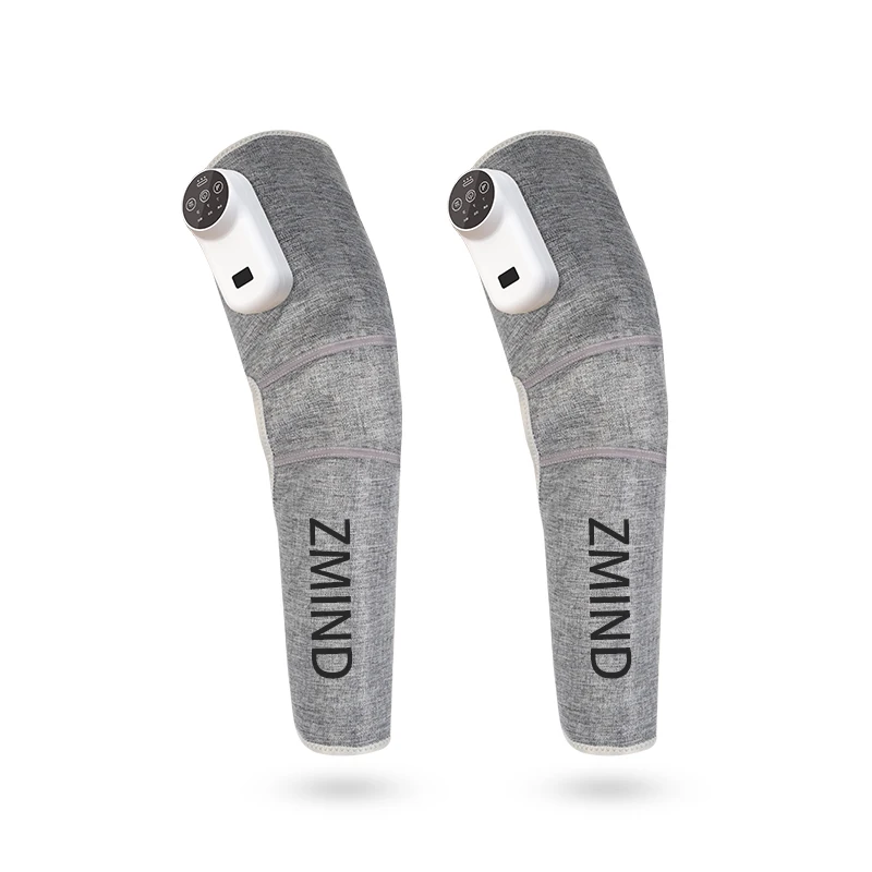 Thigh and calf massager  with heat air compression circulation boosting leg massager cordless wireless leg massager portable