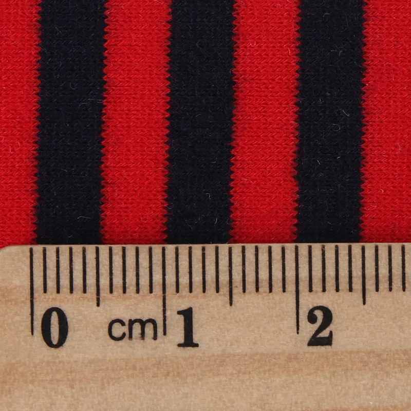 Checkered 95% cotton and 5% spandex Yarn-Dyed Strips Cotton Stretch Dry Fit Knit Fabric