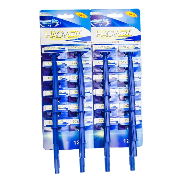 HAOWELL twin 2 blade layers shaving disposable body razor for man