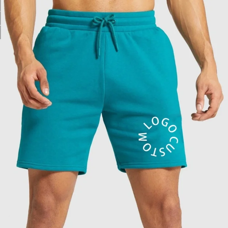 Wholesale Fashion Customize Logo Running Wear Jogger Sweat Cotton Shorts For Men