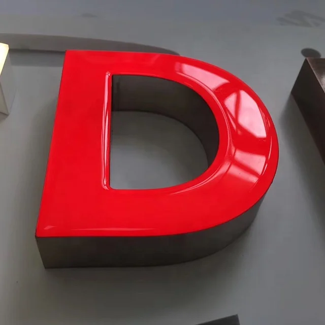 
High quality hot sell lighting 3D epoxy resin channel letter 