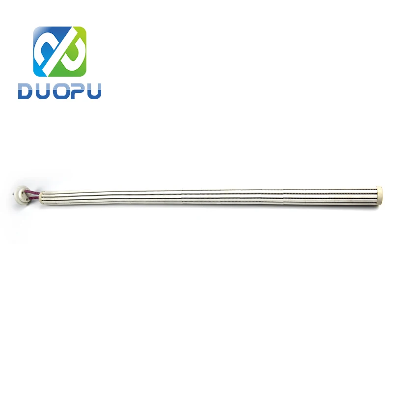 DuoPu Customized 220V 1.2KW Industrial Furnace Radiant Tube Electric Heating Ceramic Bobbin Heater