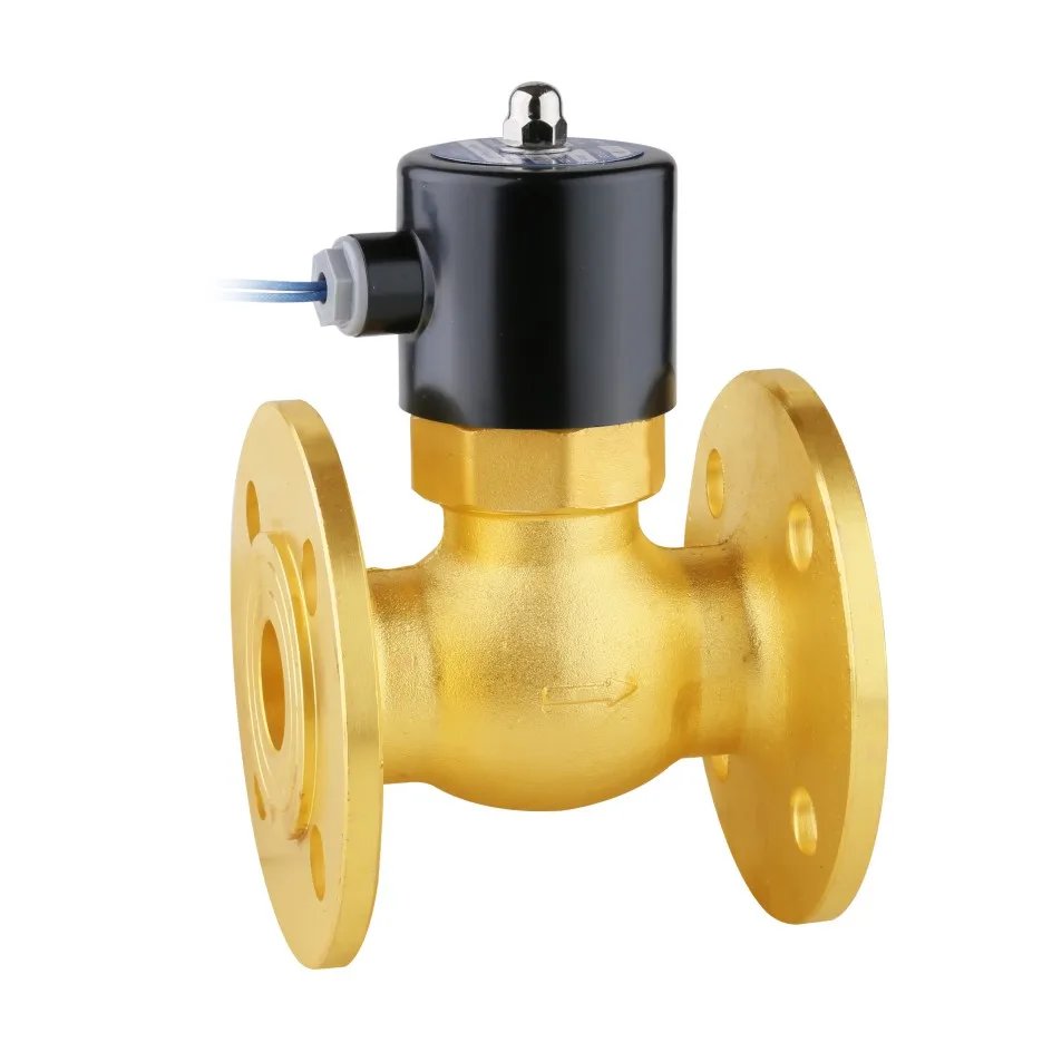 Brass stainless steel normally closed high temperature steam solenoid valve