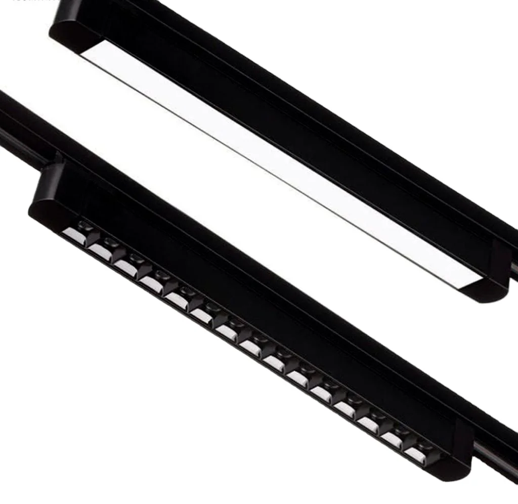 Aluminum Led light ceiling track linear rail lighting  rectangle for commercial atv clothing bar