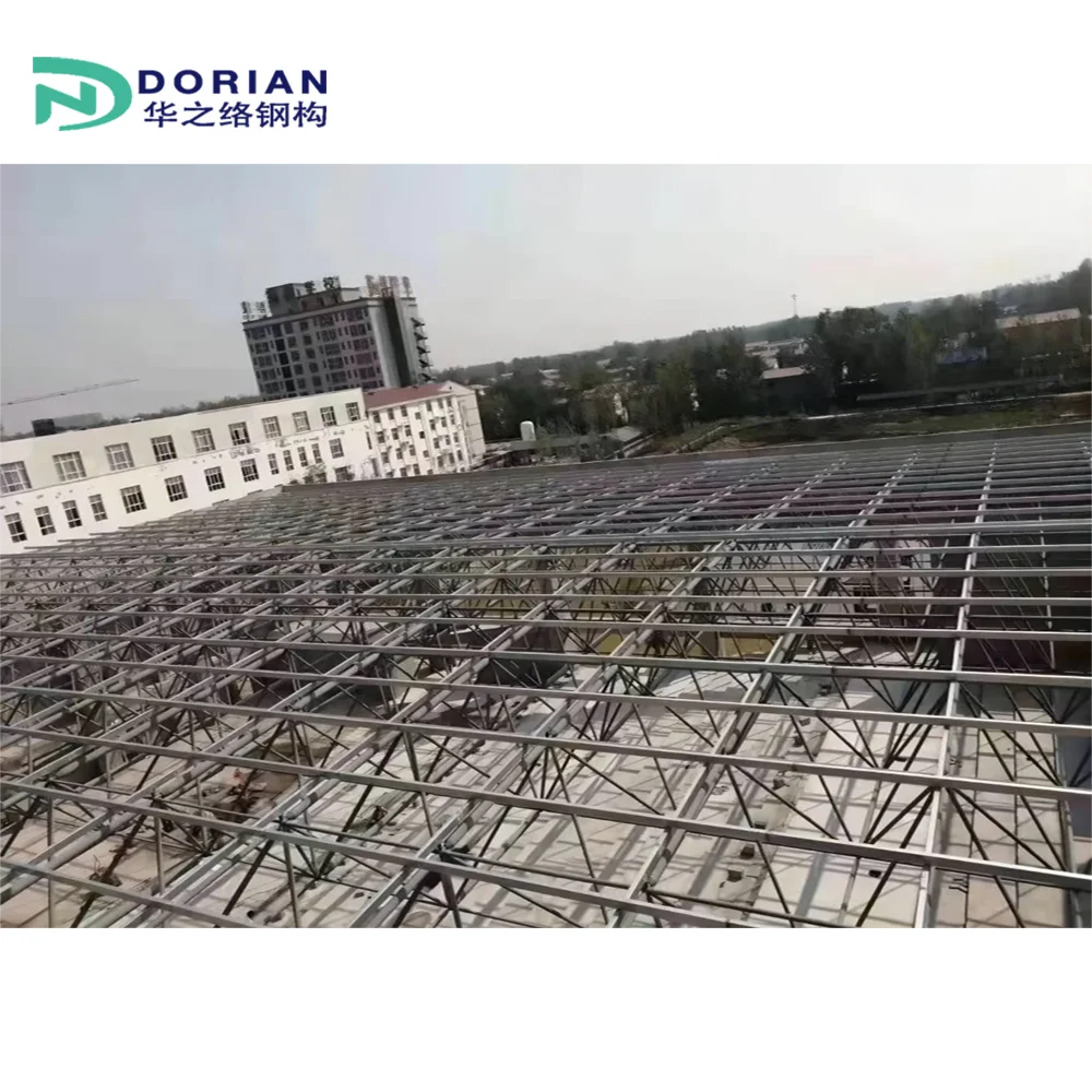 Steel Structure Warehouse Workshop Prefabricated Buildings With Glass Window For Sale