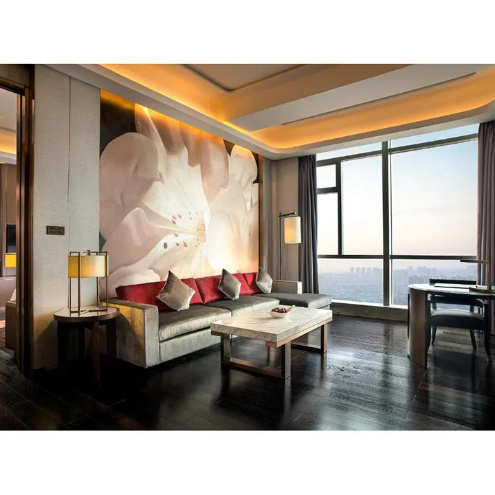 Best Price Superior Project Hotel Bedroom Sets 5 Star Modern Dark Latest Bedroom Furniture Set