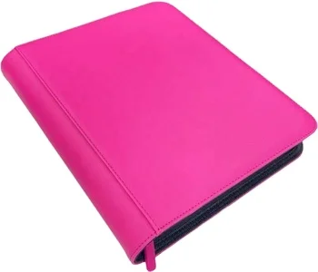 Big 4 Pockets Topload Binders 112Card  Pu Leather Anime Toploader Card Binder Toploadesr Binder