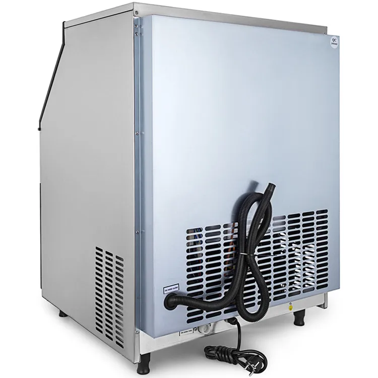 Stainless Steel+ABS Ice maker machine 200kg commercial cube ice machine portable ice maker