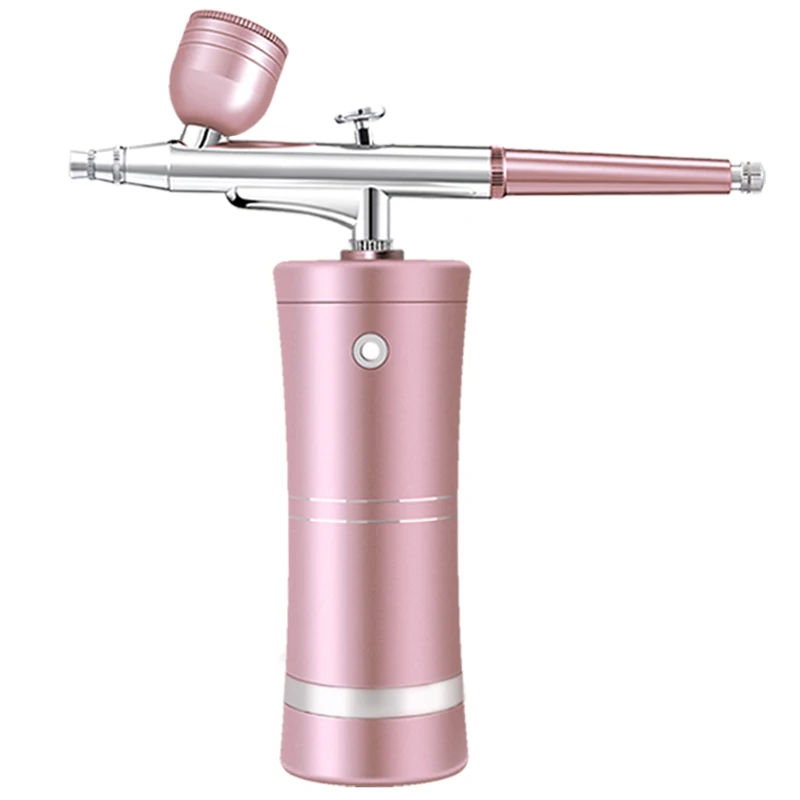 Cordless Airbrush Kit Handheld Painting Kit With Compressor Sprayer For Barber Makeup Tattoo Nails Art Drawing Cake Decoration