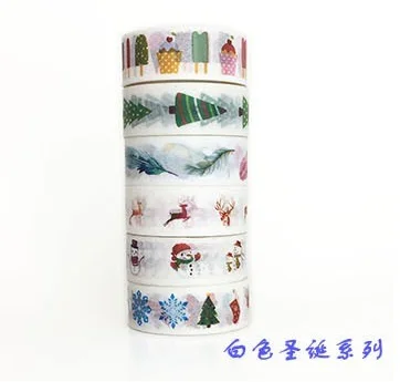 6 Rolls Washi Tape Set,Decorative Washi Masking Tape Set for DIY Crafts and Gift Wrapping (mix)
