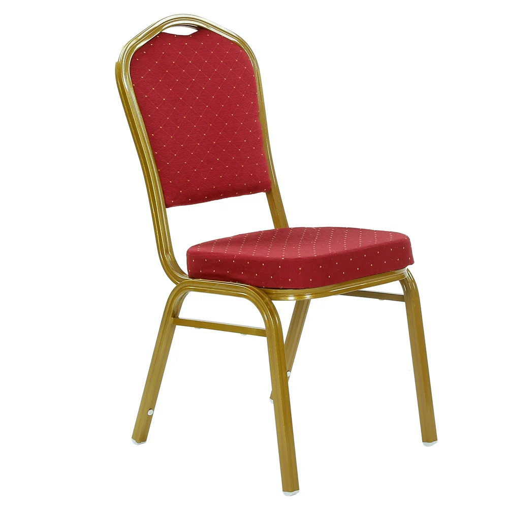 modern stackable stacking metal frame velvet dining event furniture royal banquet chair