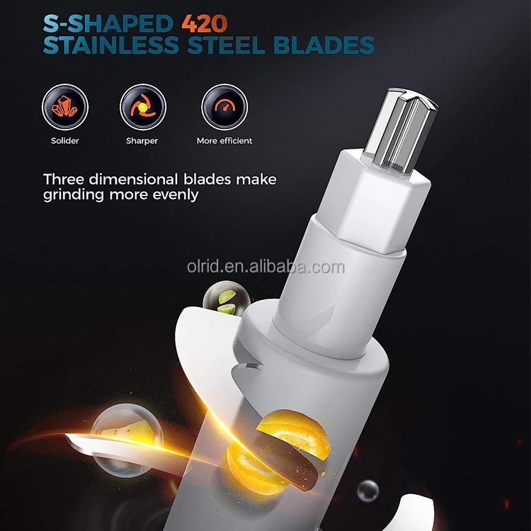 Hot selling mini rechargeable baby food blender kitchen chopper customized baby food maker processor 600ml mini food chopper