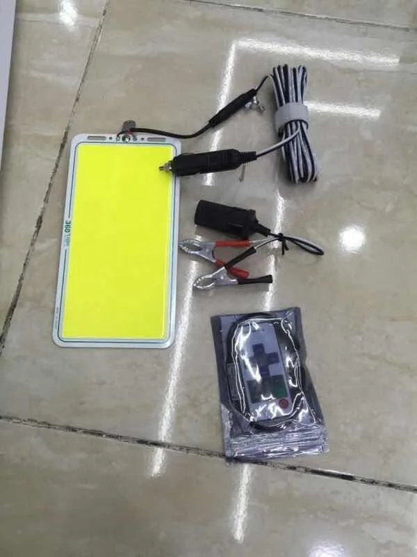 Hot selling DC12-14V 60W COB LED panel light street lamp camping light car battery lamp