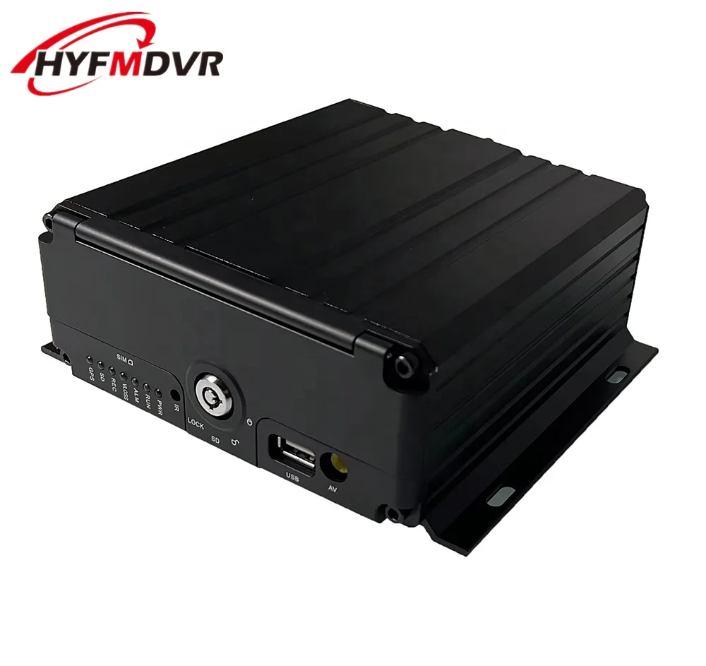 HYFMNVR AHD 4 Channels HDD Car Video Recorder GPS Beidou 3G High-definition Vehicle Monitoring Host Mobile NVR Manufacturers