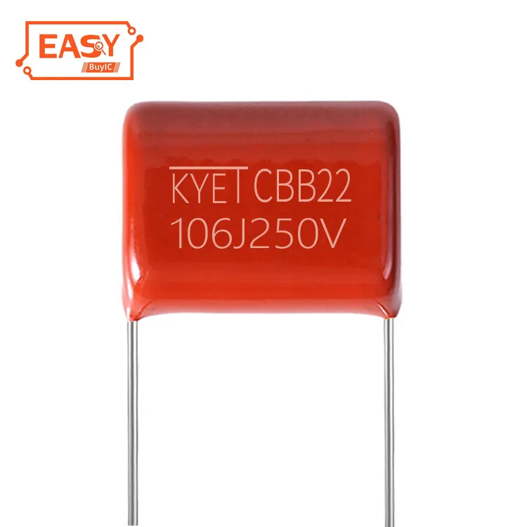 CBB22 capacitor gold film 10UF 250V 106J high capacity